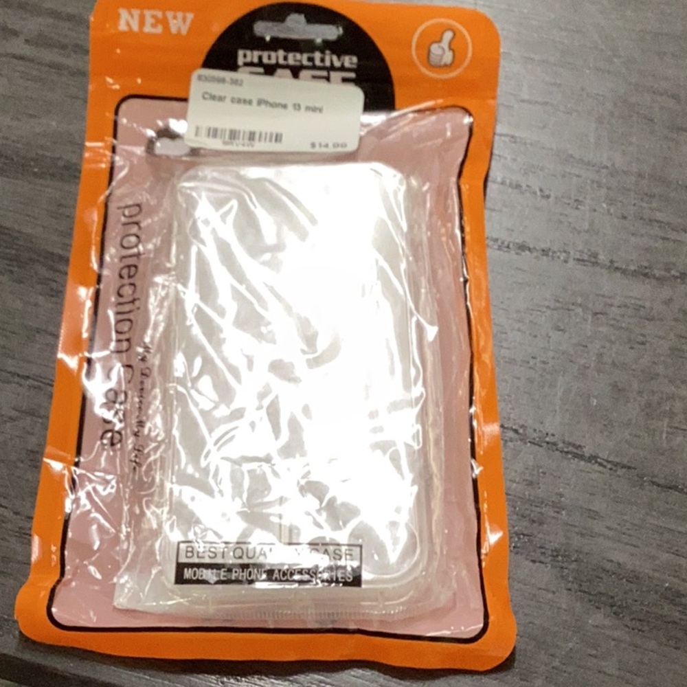 Protective Clear iPhone 13 Mini Case